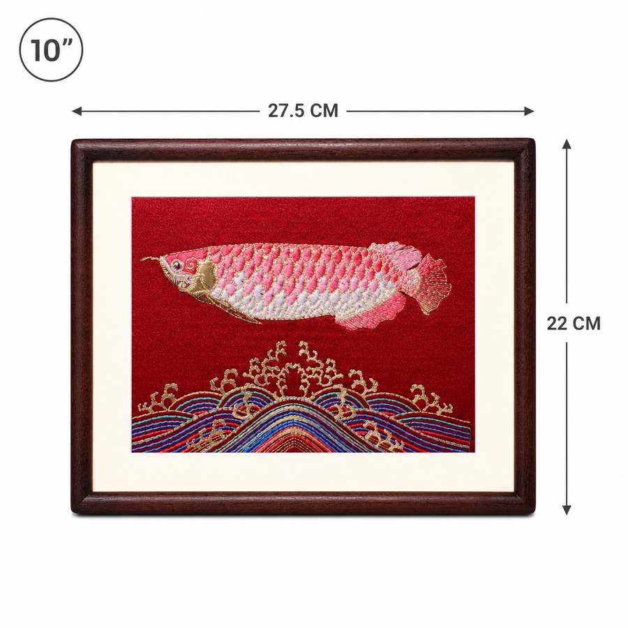 Heritage Embroidered Ornament #ypzx-002-10 detail 2