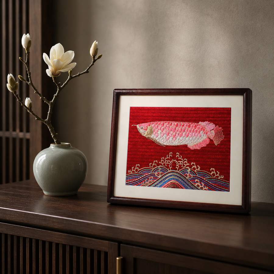 Heritage Embroidered Ornament #ypzx-002-10 detail 3