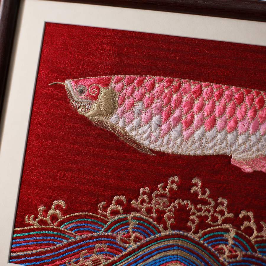Heritage Embroidered Ornament #ypzx-002-10 detail 4