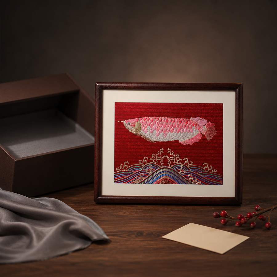 Heritage Embroidered Ornament #ypzx-002-10 detail 5