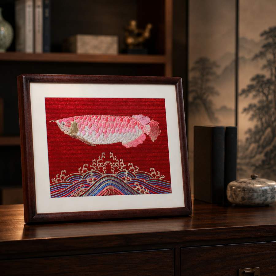 Heritage Embroidered Ornament #ypzx-002-10 detail 6