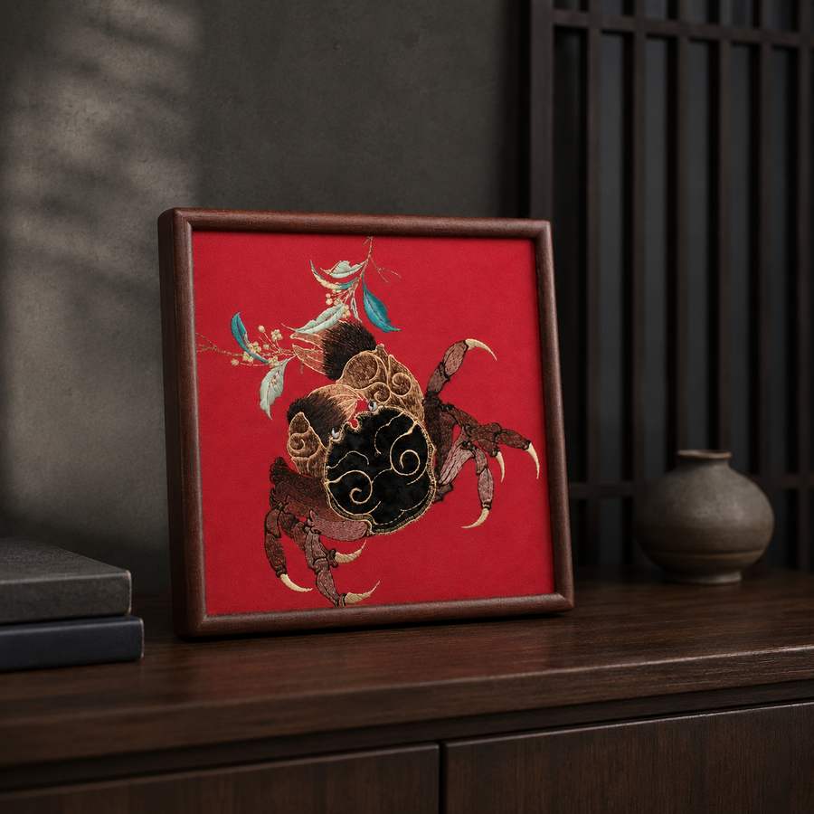 Heritage Embroidered Ornament #ypzx-003-10 detail 3