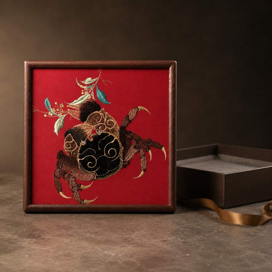 Heritage Embroidered Ornament #ypzx-003-10 detail 5