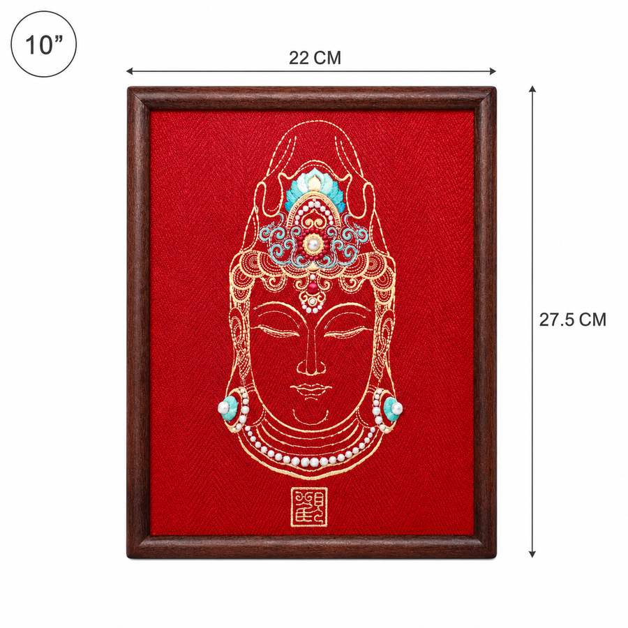 Heritage Embroidered Ornament #ypzx-004-10 detail 2