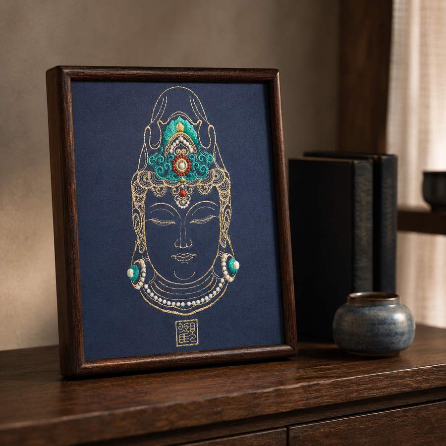 Heritage Embroidered Ornament #ypzx-005-10 detail 6