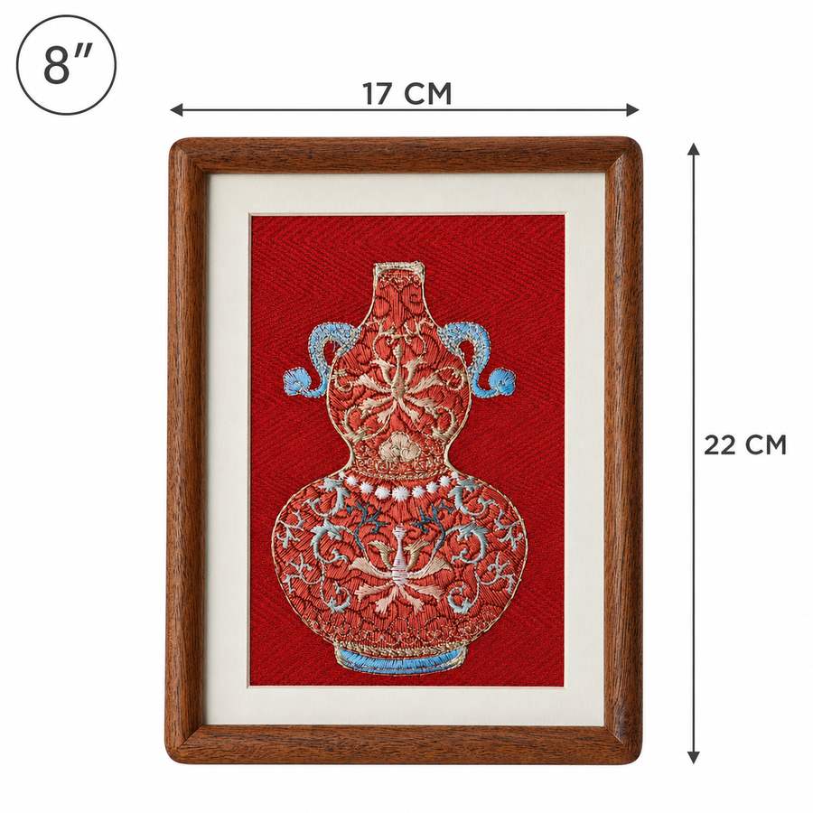 Heritage Embroidered Ornament #ypzx-005-8 detail 2