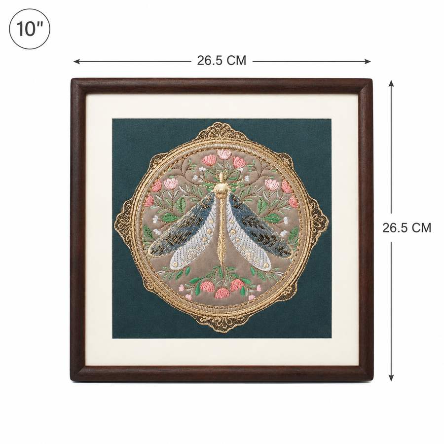 Heritage Embroidered Ornament #ypzx-008-10 detail 2