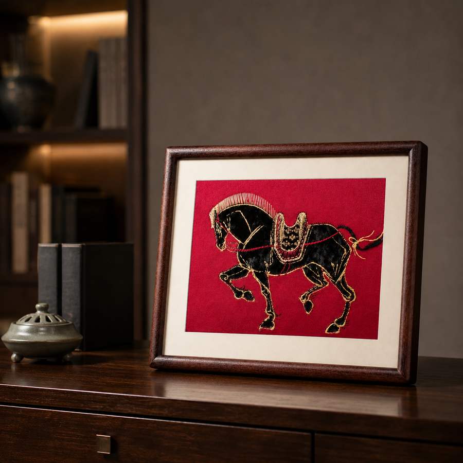 Heritage Embroidered Ornament #ypzx-009-10 detail 3