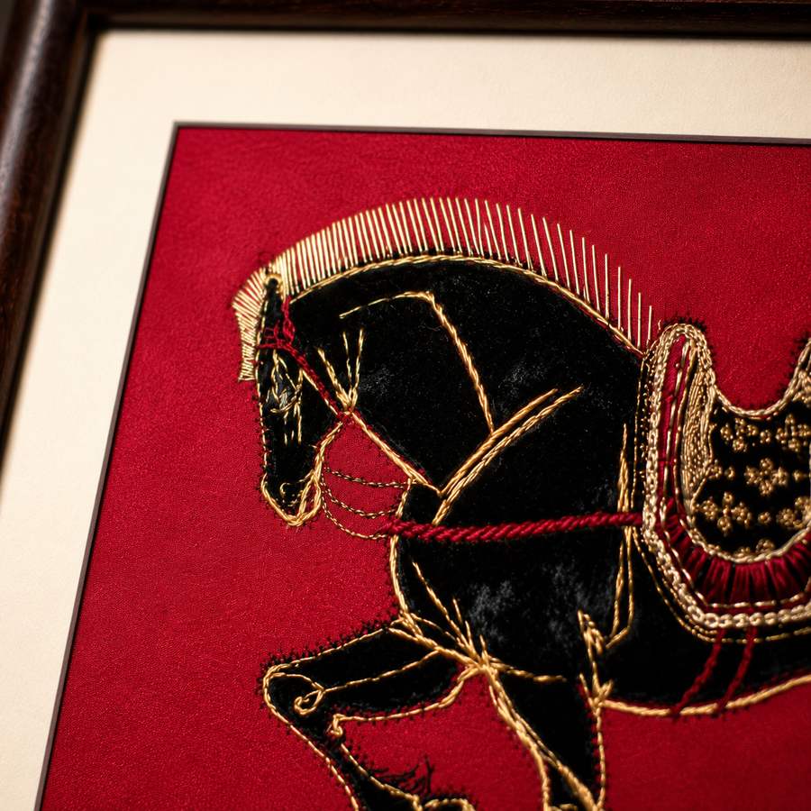 Heritage Embroidered Ornament #ypzx-009-10 detail 4