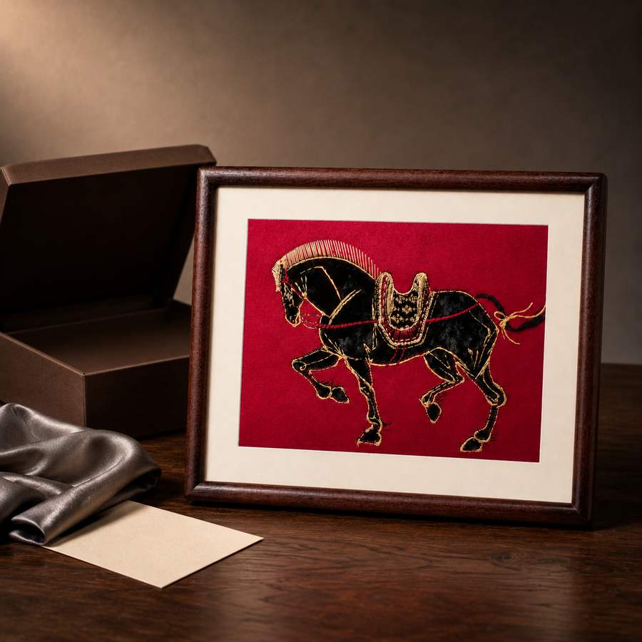 Heritage Embroidered Ornament #ypzx-009-10 detail 5