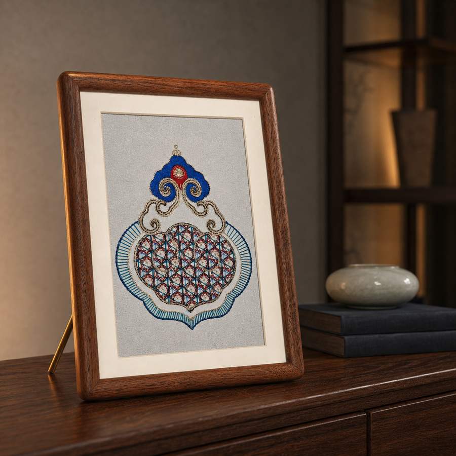 Heritage Embroidered Ornament #ypzx-009-8 detail 6