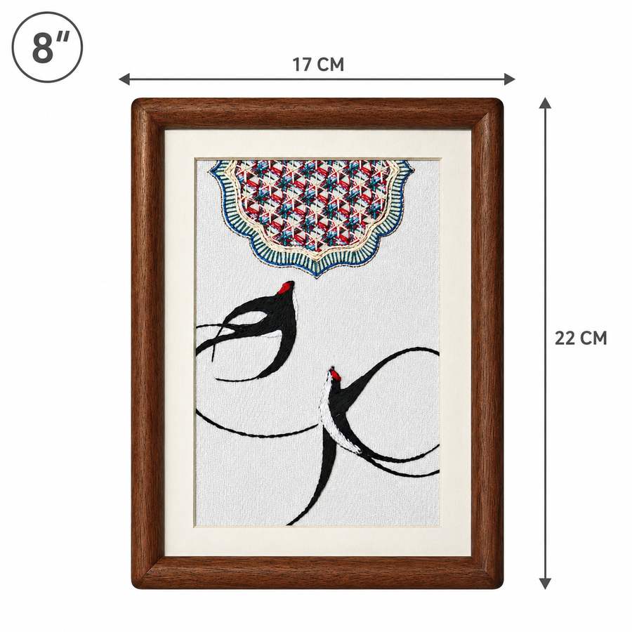 Heritage Embroidered Ornament #ypzx-010-8 detail 2