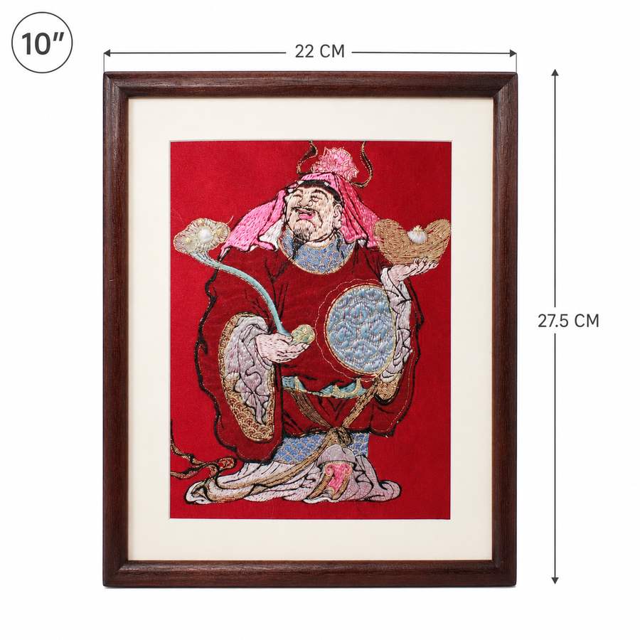Heritage Embroidered Ornament #ypzx-011-10 detail 2