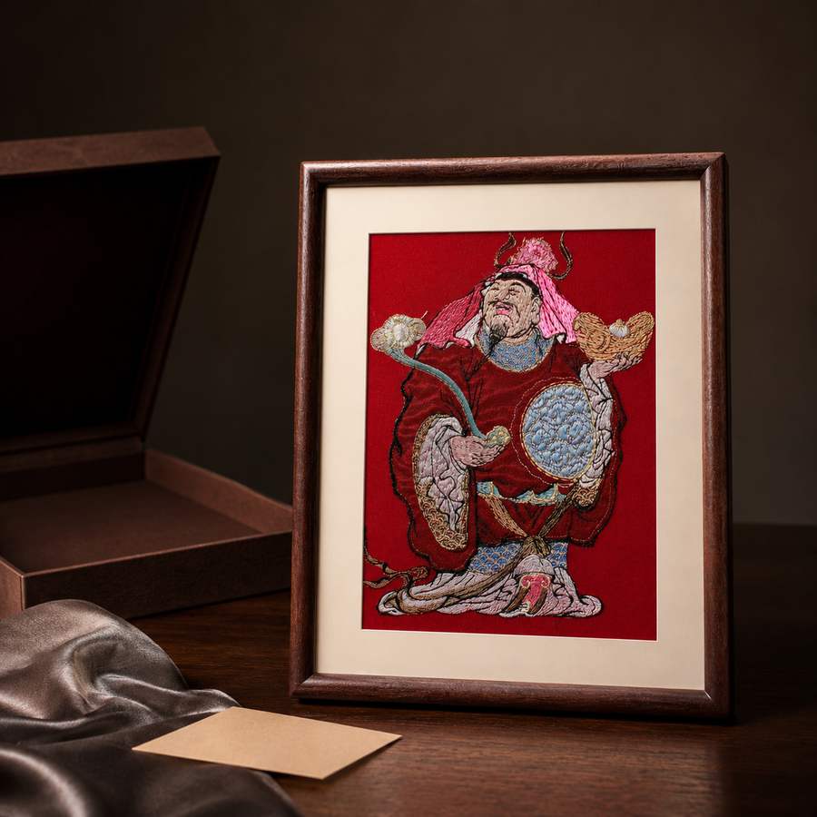 Heritage Embroidered Ornament #ypzx-011-10 detail 5