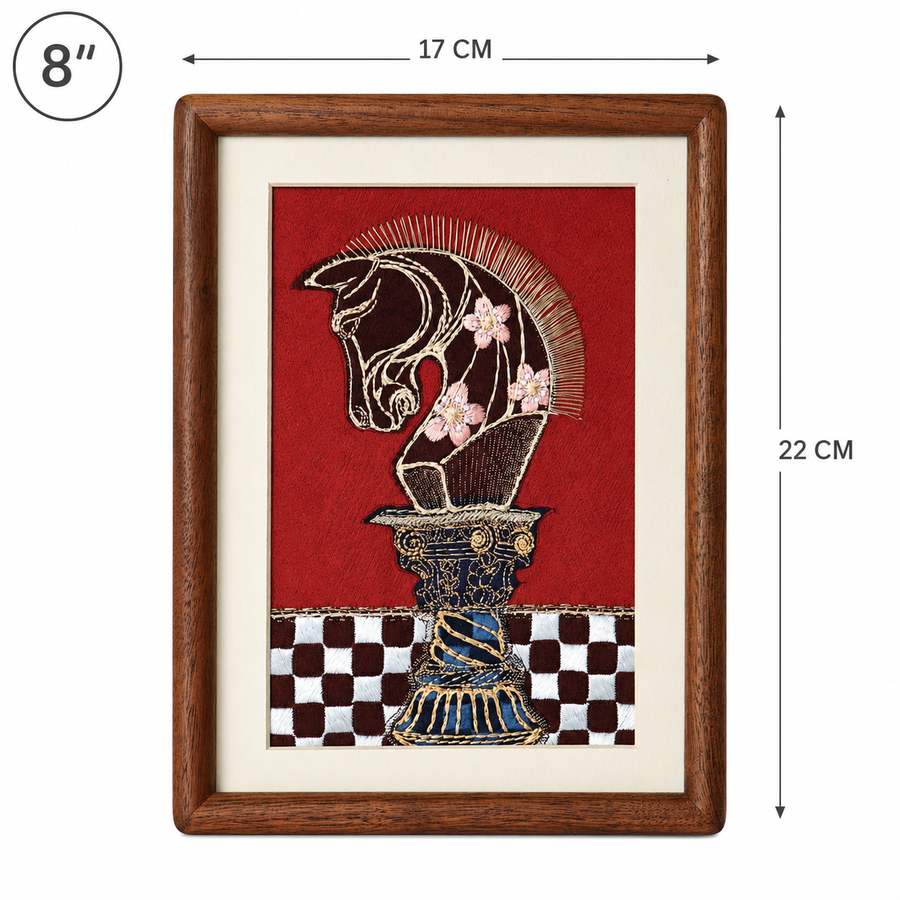 Heritage Embroidered Ornament #ypzx-011-8 detail 2