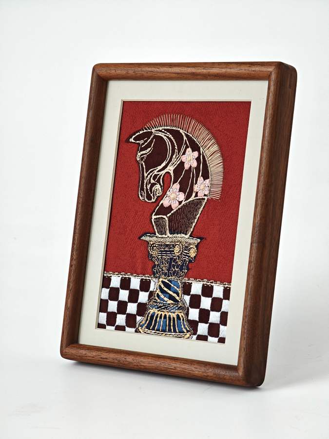 Heritage Embroidered Ornament #ypzx-011-8 detail 6