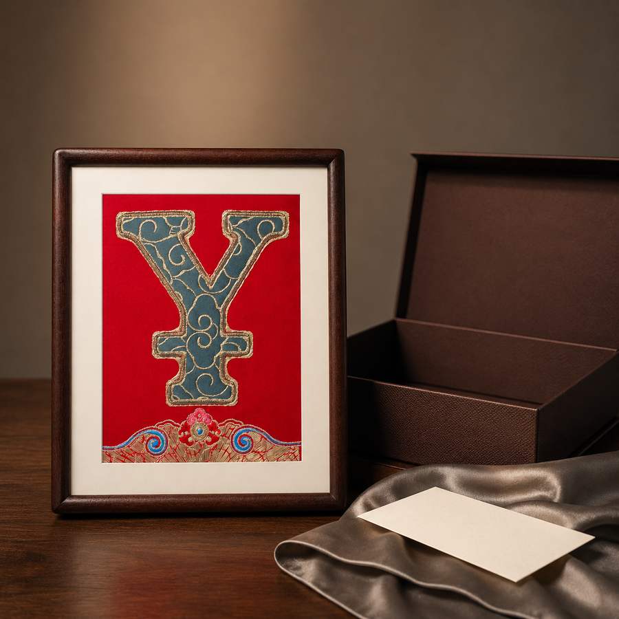 Heritage Embroidered Ornament #ypzx-013-10 detail 5