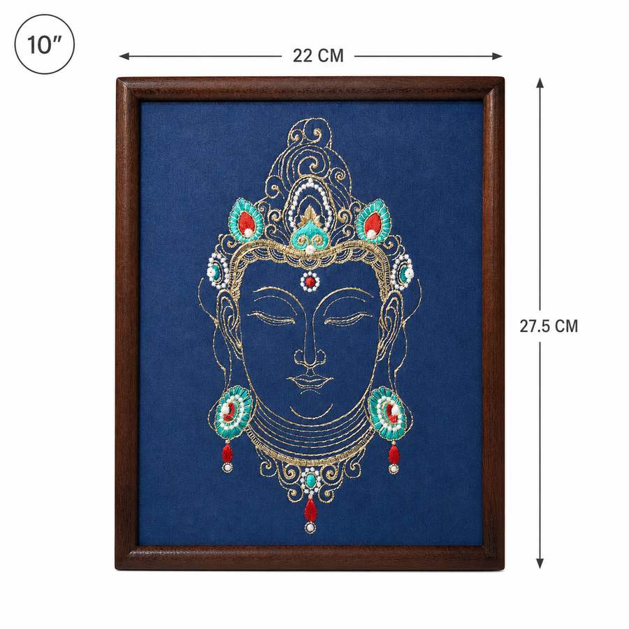 Heritage Embroidered Ornament #ypzx-014-10 detail 2