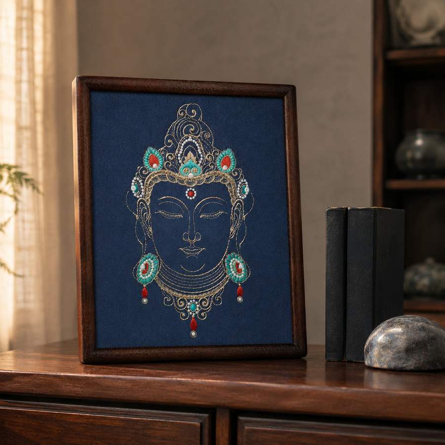 Heritage Embroidered Ornament #ypzx-014-10 detail 6