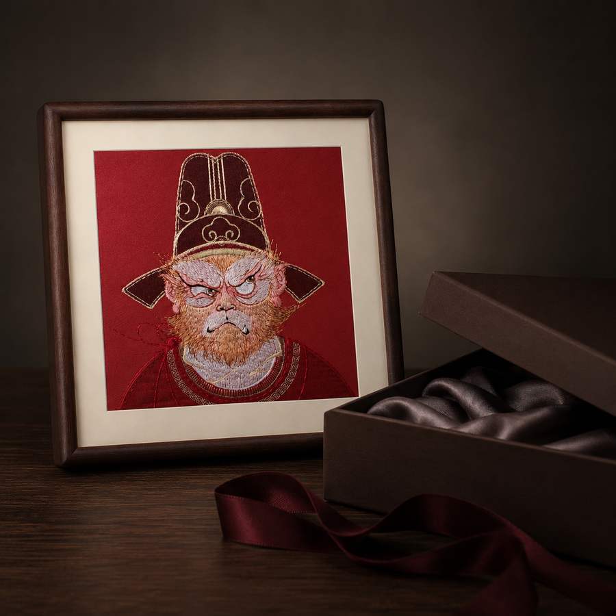 Heritage Embroidered Ornament #ypzx-015-10 detail 5