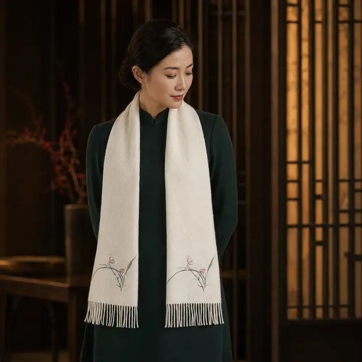 Embroidered Silk Accessory #qixiu-ypqx-002