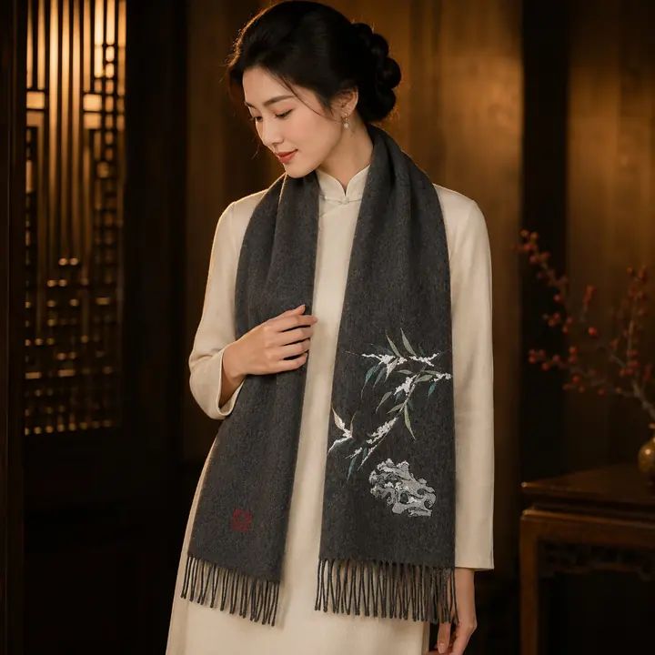 Embroidered Silk Accessory #qixiu-ypqx-003