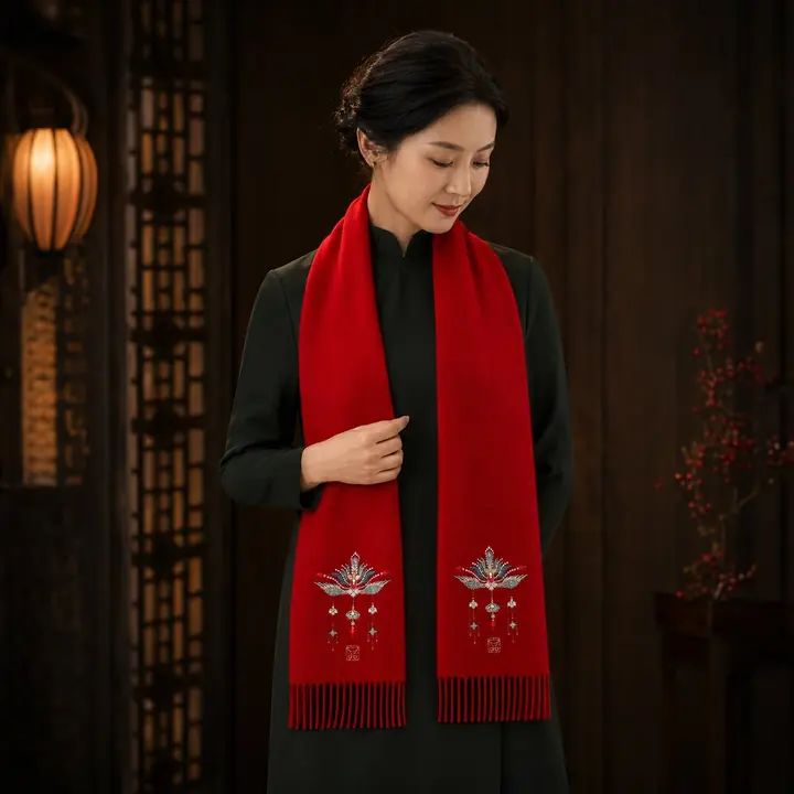 Embroidered Silk Accessory #qixiu-ypqx-004