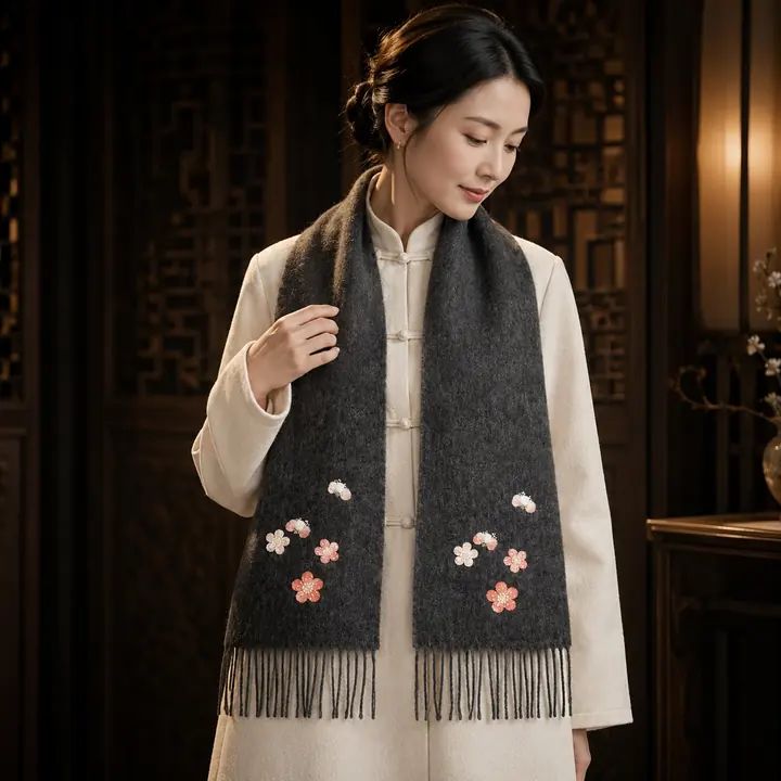 Embroidered Silk Accessory #qixiu-ypqx-008