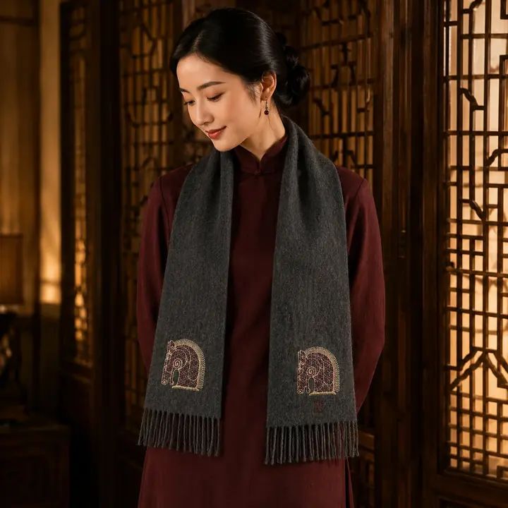 Embroidered Silk Accessory #qixiu-ypqx-009