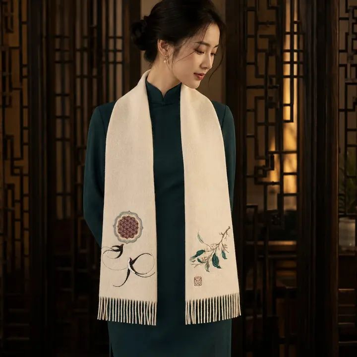 Embroidered Silk Accessory #qixiu-ypqx-011