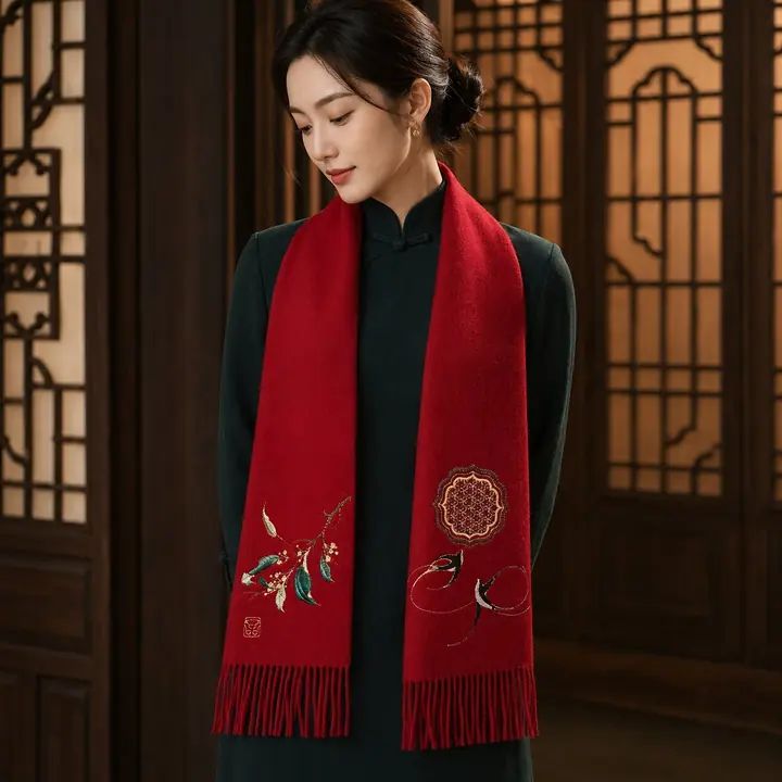 Embroidered Silk Accessory #qixiu-ypqx-012
