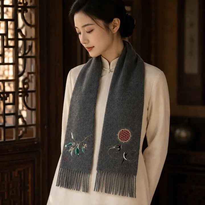 Embroidered Silk Accessory #qixiu-ypqx-013