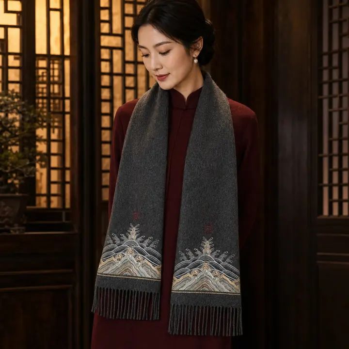 Embroidered Silk Accessory #qixiu-ypqx-016