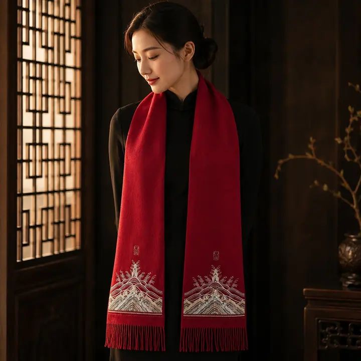 Embroidered Silk Accessory #qixiu-ypqx-017