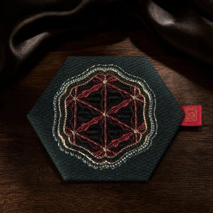 YIPIN Embroidered Tea Textile YPBD-003