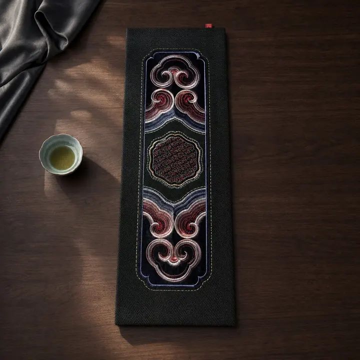 YIPIN Embroidered Tea Textile YPCX-007