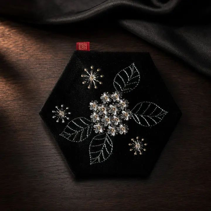YIPIN Embroidered Tea Textile YPHC-001