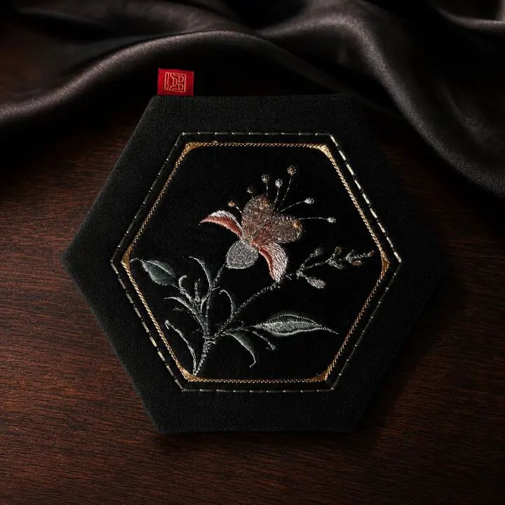 YIPIN Embroidered Tea Textile YPHC-002