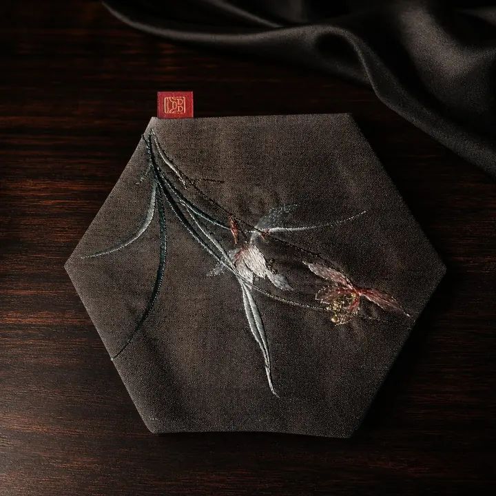 YIPIN Embroidered Tea Textile YPHC-011