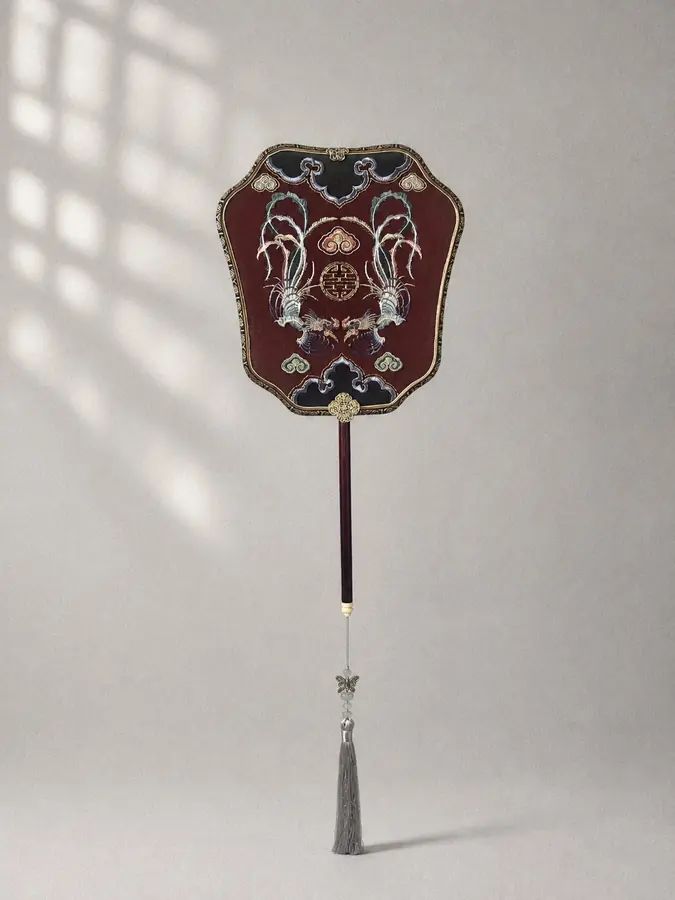 YIPIN Fine Fan | YPLS-008 | Auspicious Phoenix Wedding Fan
