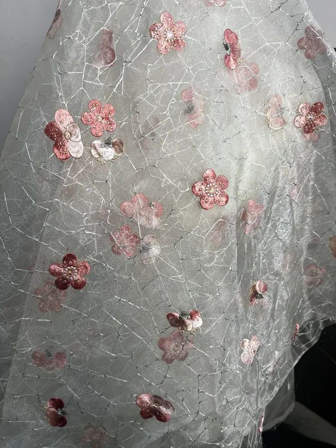 YIPIN Embroidered Fabric YPML-007
