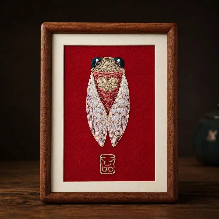 Heritage Embroidered Ornament #ypzx-003-8