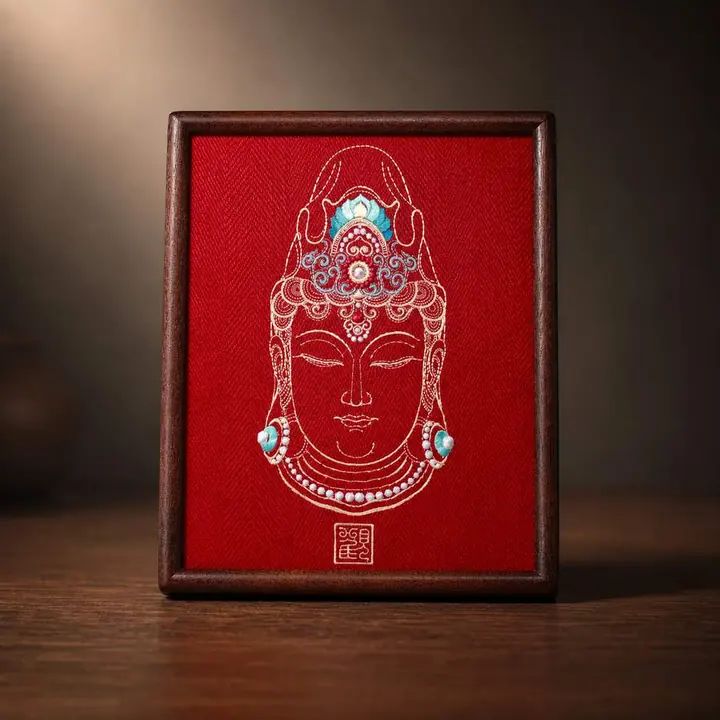 Heritage Embroidered Ornament #ypzx-004-10