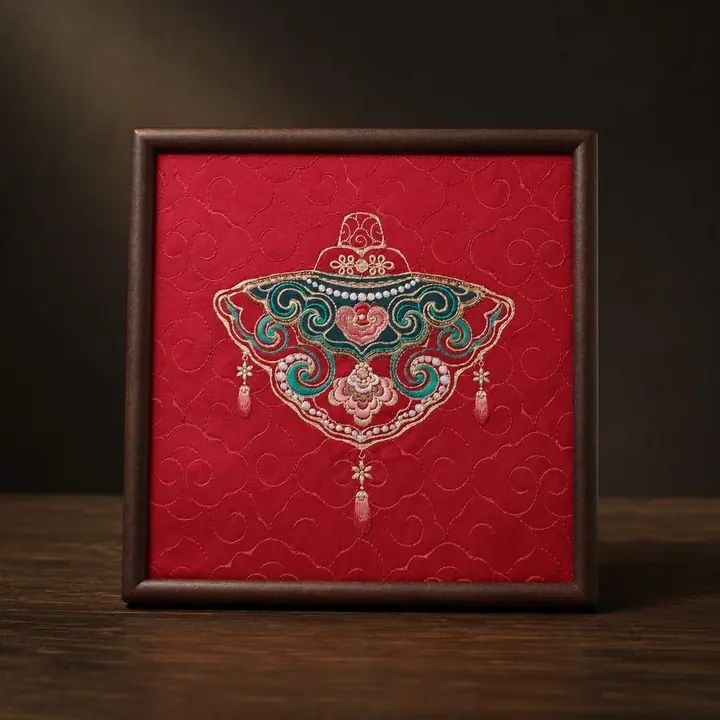Heritage Embroidered Ornament #ypzx-007-10