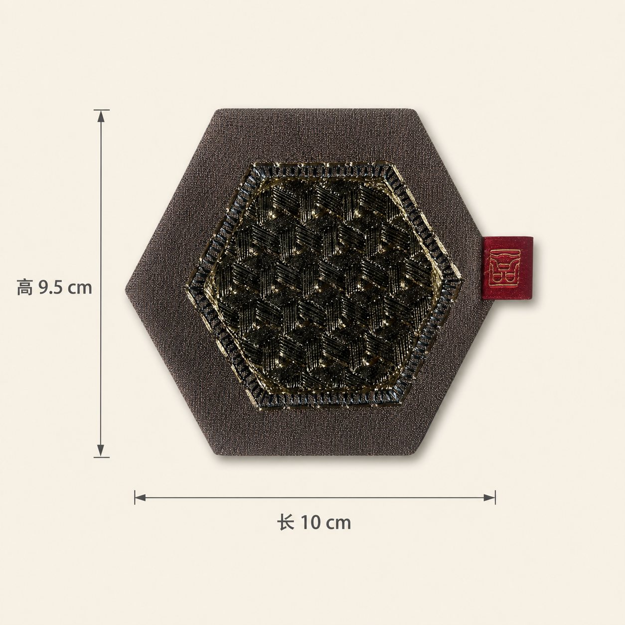 YIPIN Embroidered Tea Textile YPBD-001 detail 2