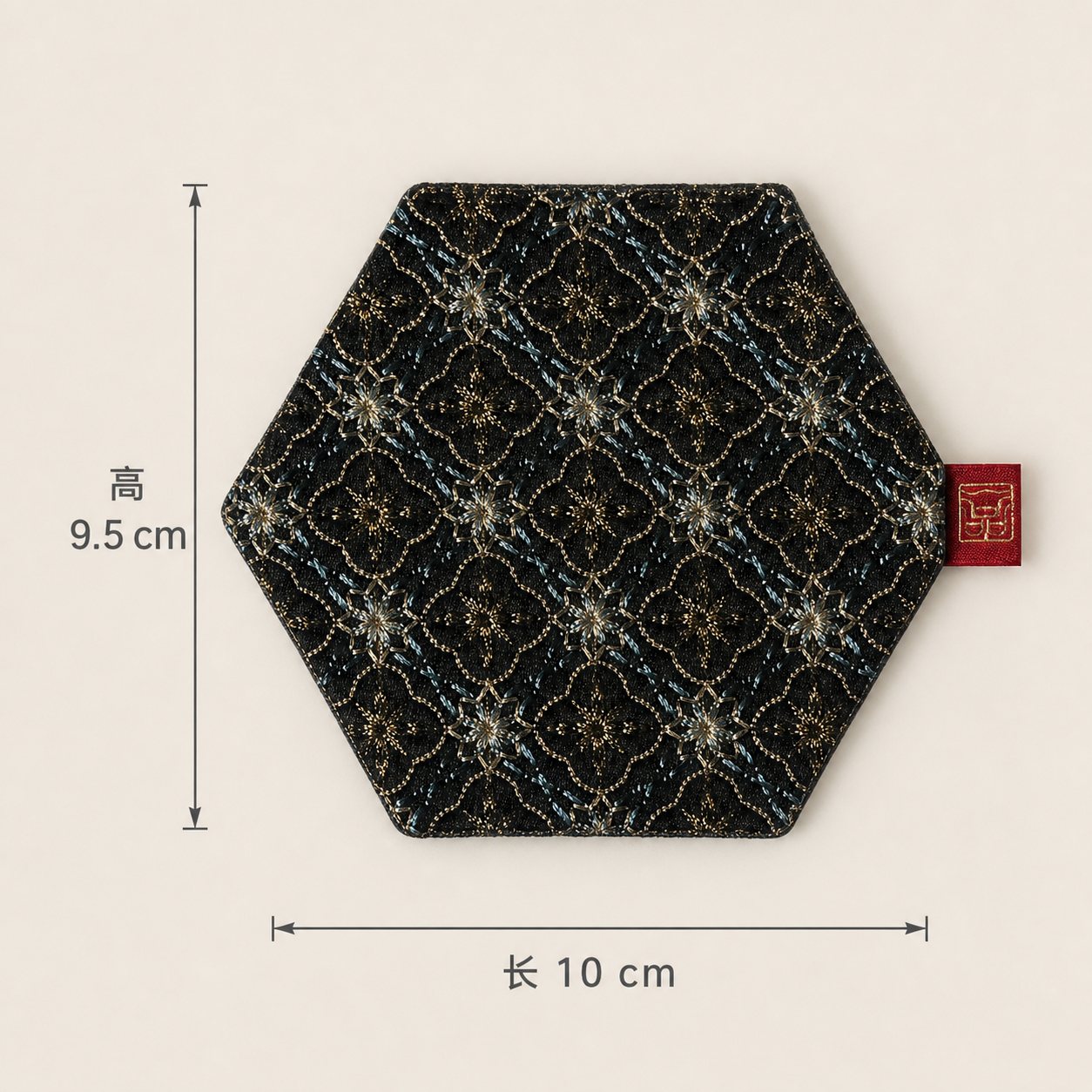 YIPIN Embroidered Tea Textile YPBD-008 detail 2