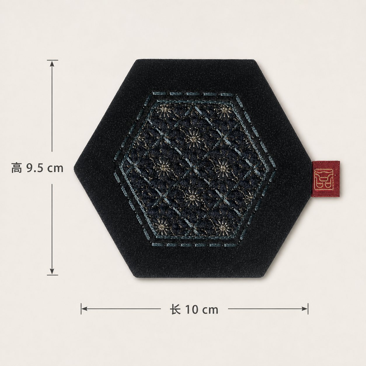 YIPIN Embroidered Tea Textile YPBD-011 detail 2