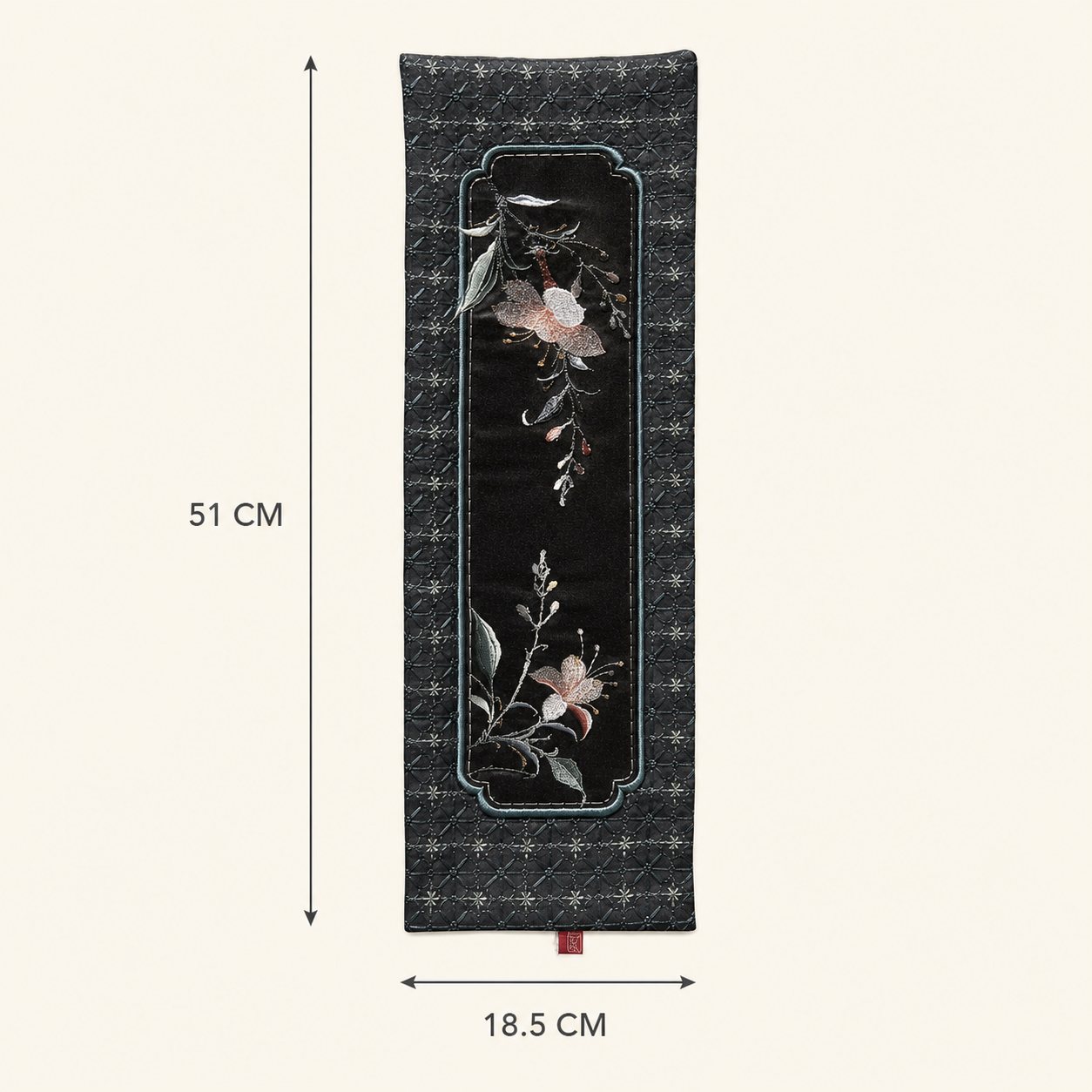 YIPIN Embroidered Tea Textile YPCX-003 detail 2