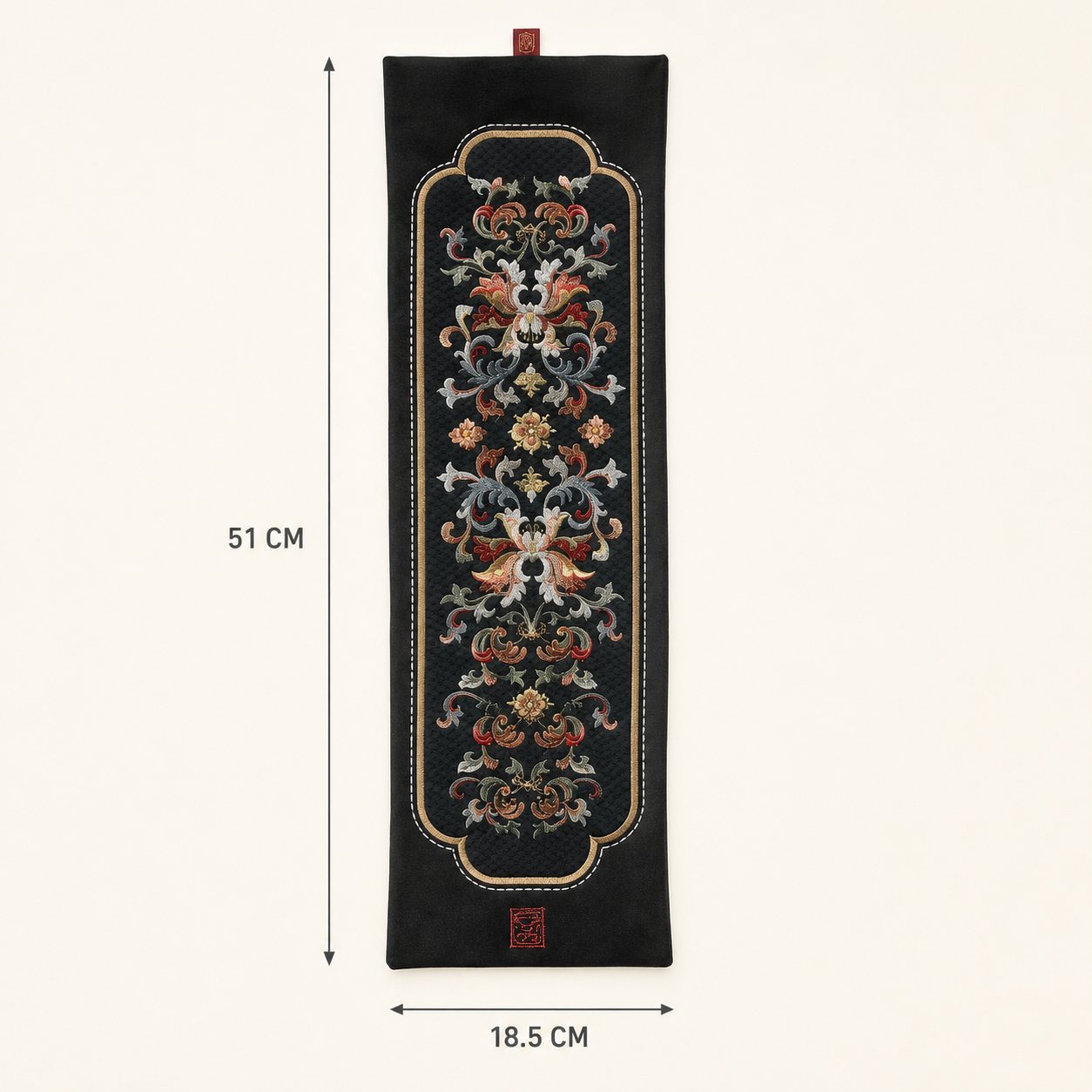YIPIN Embroidered Tea Textile YPCX-004 detail 2