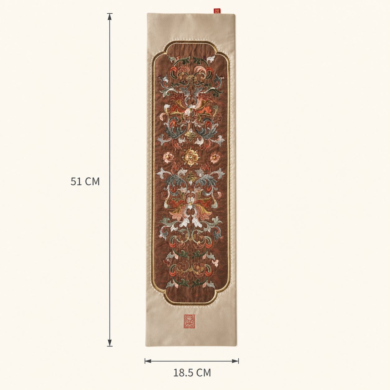 YIPIN Embroidered Tea Textile YPCX-005 detail 2